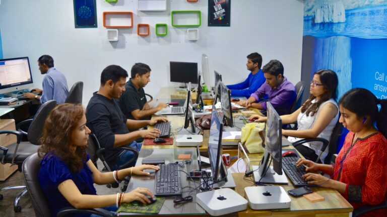 Bridge Consulting India office - collaborative workspace